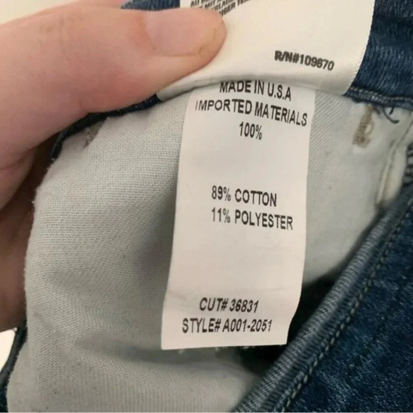 Agolde Chloe Low Rise  Slim Ankle Jeans 26 - Picture 12 of 14